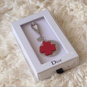 NIB Dior Lucky Clover Keychain